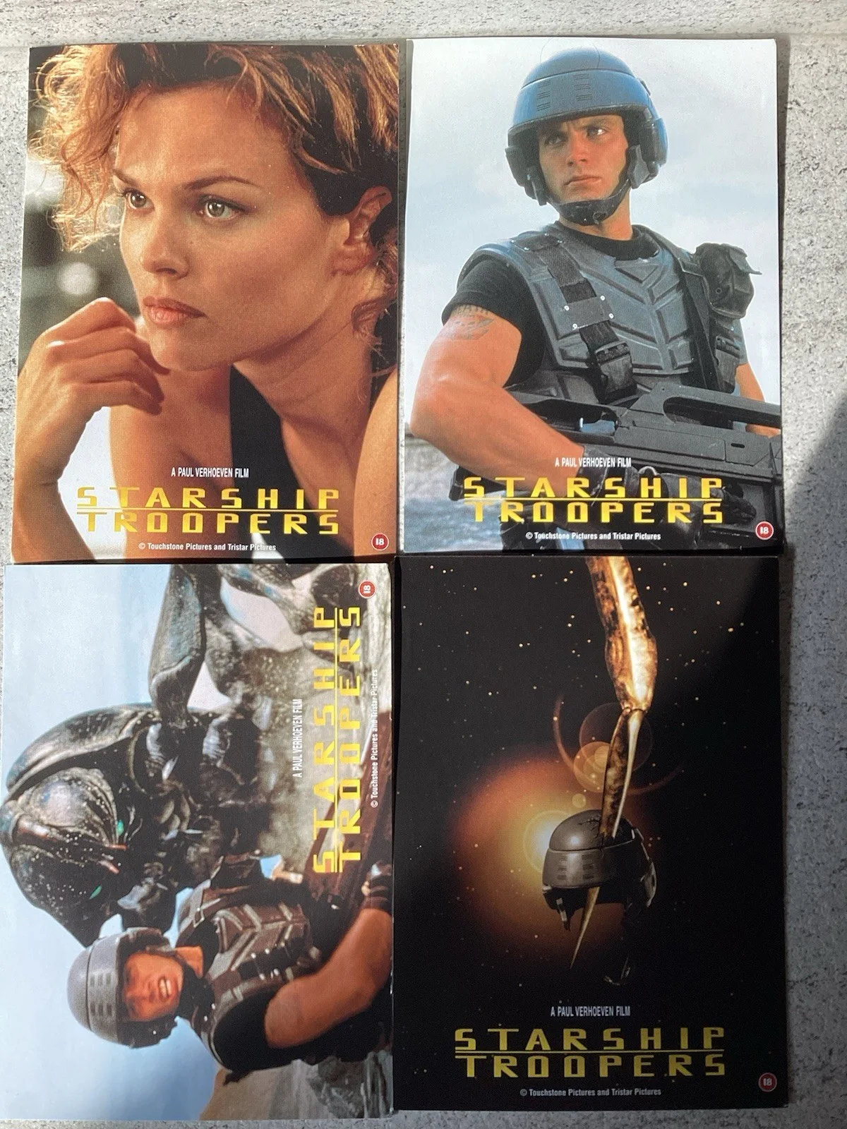 Vintage Style Postcard "Starship Troopers" 1997 – Reproduction Art – Print, изображение 2