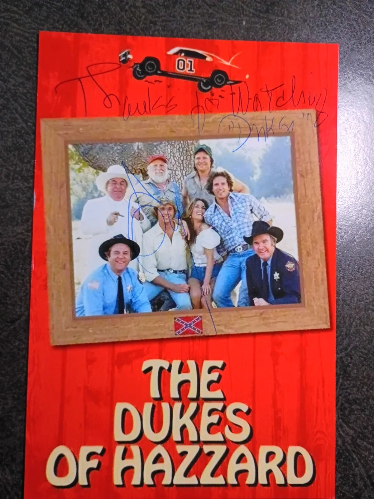 GY WALDRON — GY WALDRON 2 Hand Signed Autograph Photo S -WRITER & DIRECTOR -DUKES OF HAZZARD, изображение 2