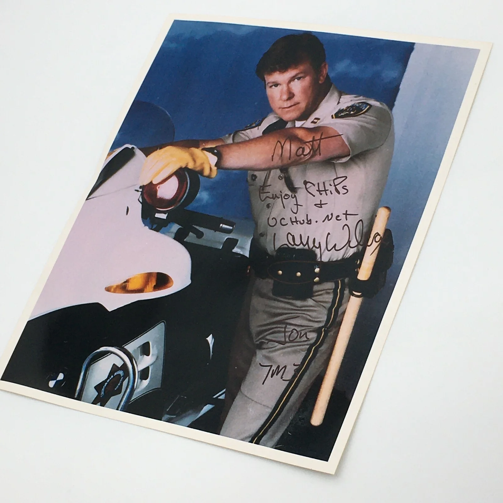 Larry Wilcox - CHIPS "JON BAKER" - Authentic Signed Autograph 8x10 Photo ✨EXC, image 5