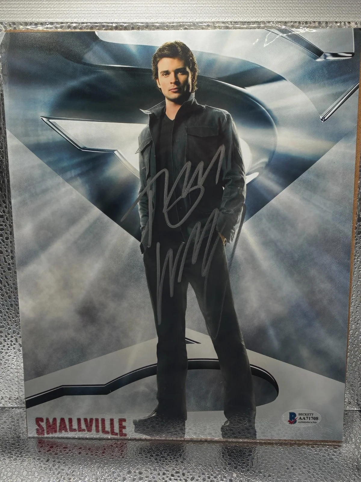 Tom Welling — Tom Welling Signed Autograph 8x10 Photo Beckett Bas COA Superman Smallville NEW
