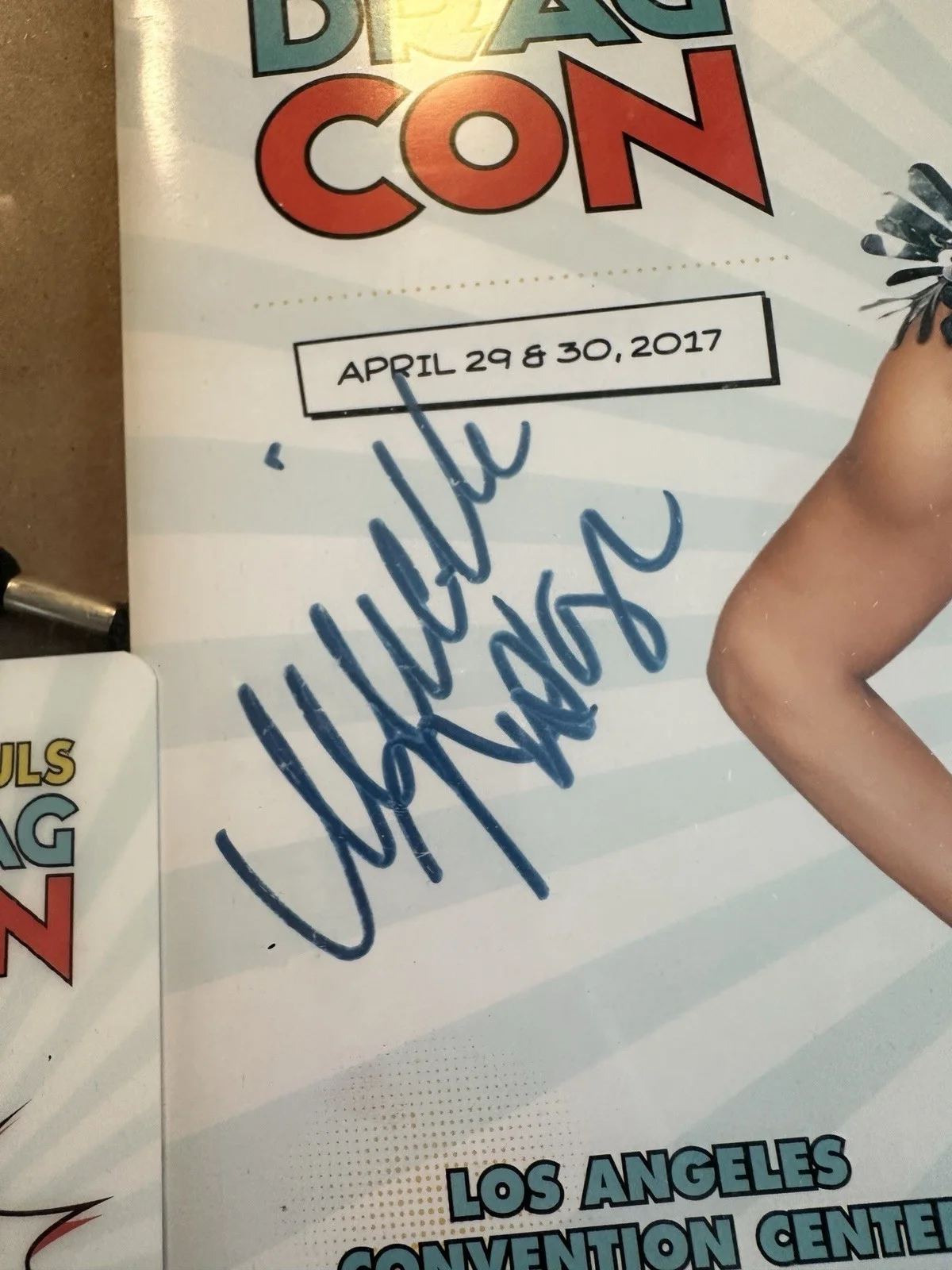 Michelle Visage Signed RuPaul’s DragCon Booklet + Extras – Drag Race Autographed, image 2