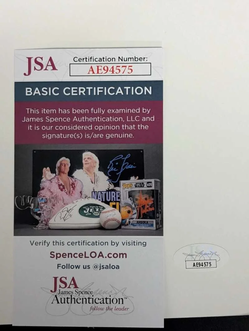 Jennifer Lopez — Jennifer Lopez JSA Coa Signed Vinyl Insert Autograph, image 2