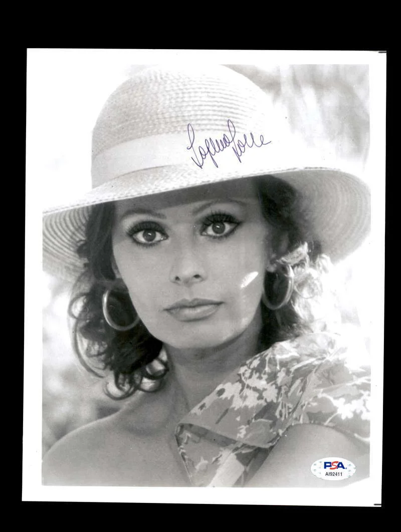 Sophia Loren — Sophia Loren PSA DNA Coa Signed 8x10 Photo Autograph 6