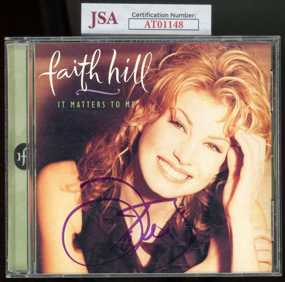 Faith Hill — Faith Hill JSA Coa Signed It Matters To Me CD Autograph