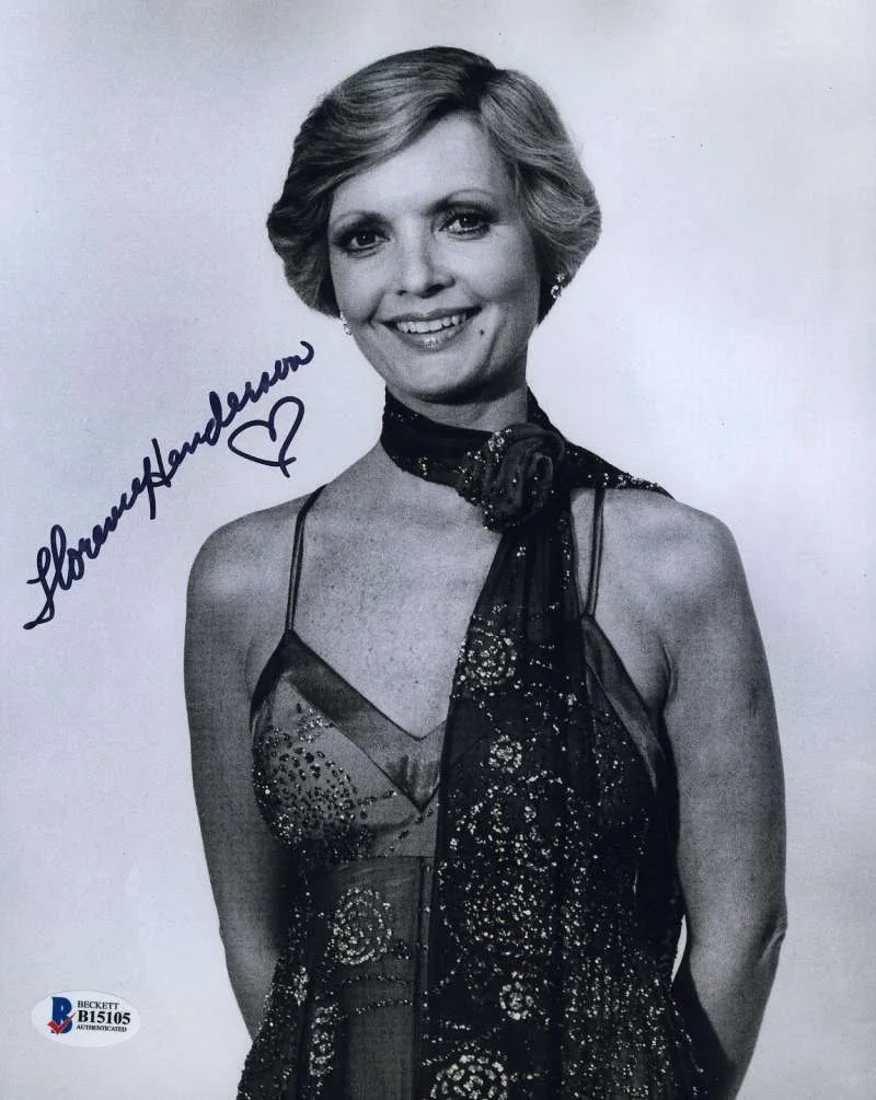 Florence Henderson — Florence Henderson BAS Beckett Coa Hand Signed 8x10 Photo Autograph
