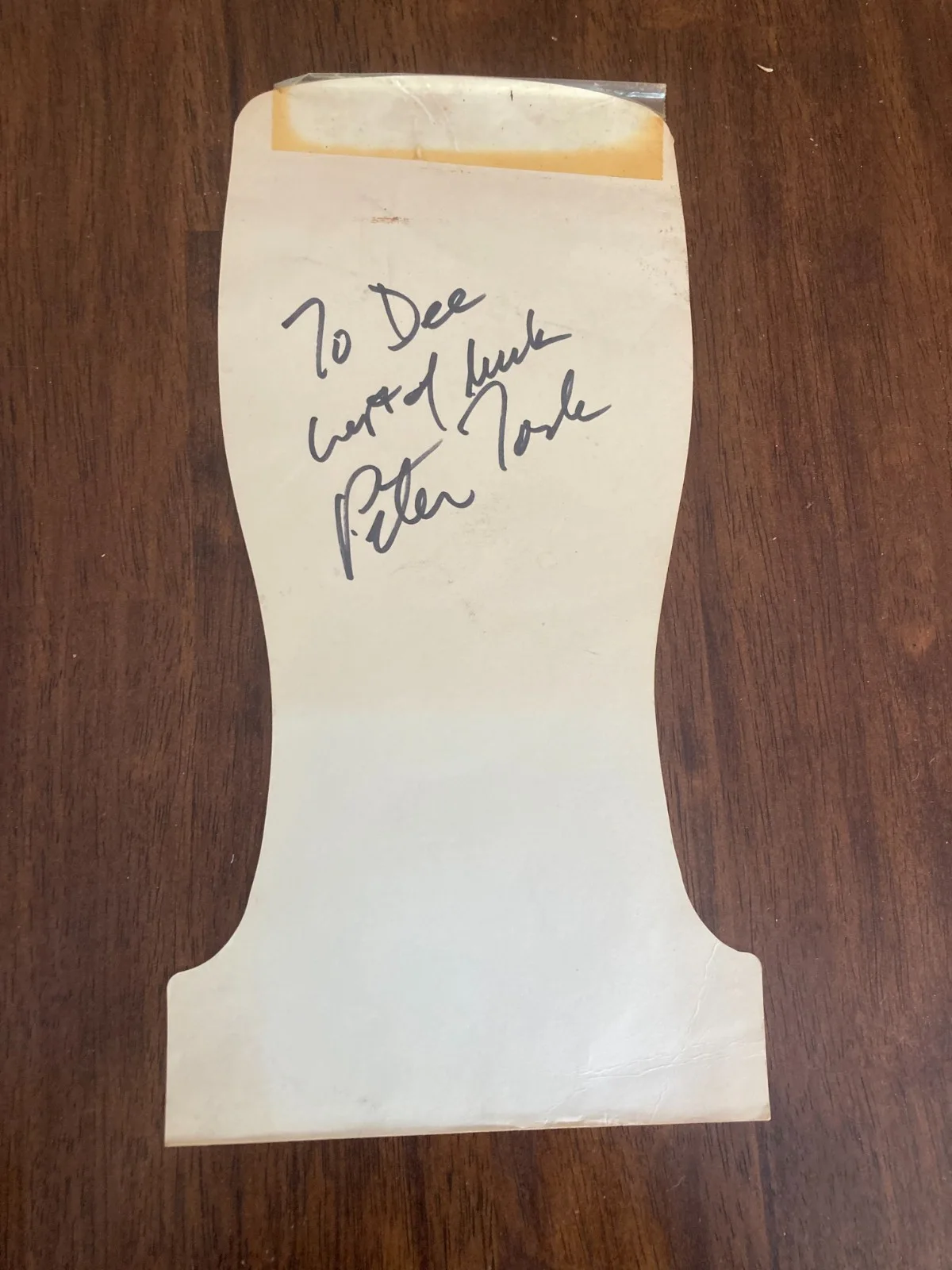 PETER TORK AUTOGRAPHED - GUINNESS OYSTER FESTIVAL PROMOTIONAL ITEM AND PICTURES, изображение 2