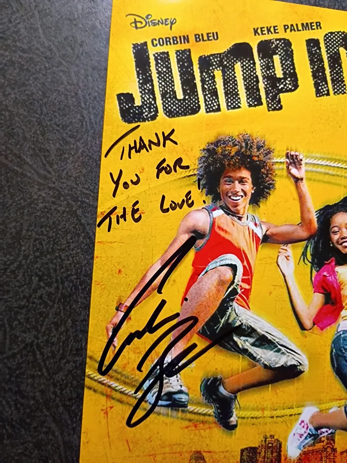 CORBIN BLEU — CORBIN BLEU 2 Hand Signed Autograph Photo S - WALT DISNEY ACTOR - JUMP IN !, изображение 5