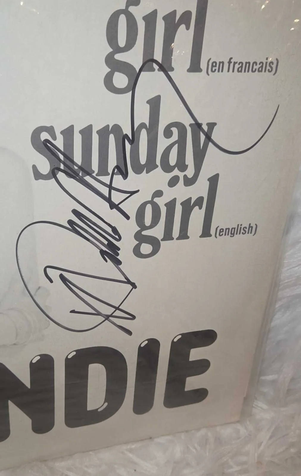 Blondie "Sunday Girl" Chrysalis 600034 Signed Original Record, sealed & unopened, image 2