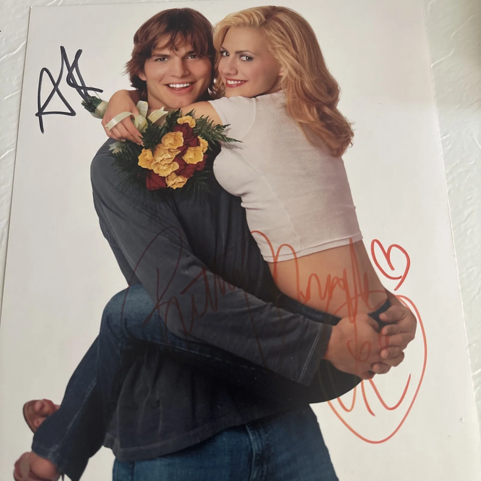 Brittney Murphy And Ashton Kutcher HandSigned Just Married 8x10 Photo, image 4