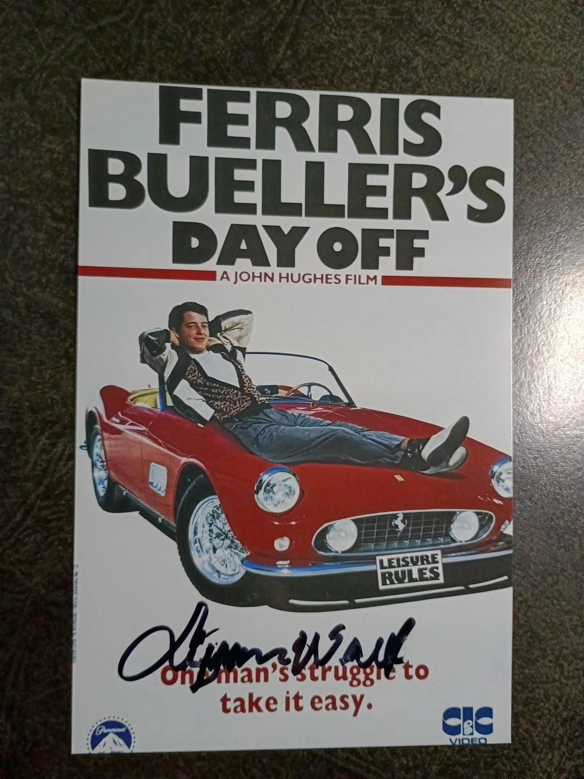 CLAUDIA CHRISTIAN — LYMAN WARD As DAD 2 Hand Signed Autograph 4X6 Photo S - FERRIS BUELLER'S DAY OFF, изображение 4