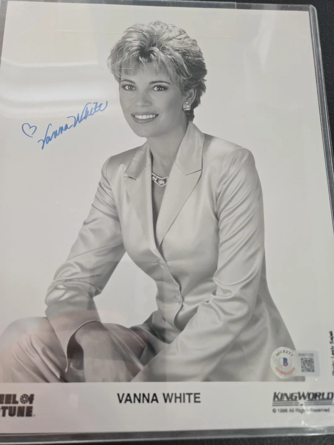 Vanna White Autographed 8x10 Photo with BAS COA WHEEL OF FORTUNE, изображение 3
