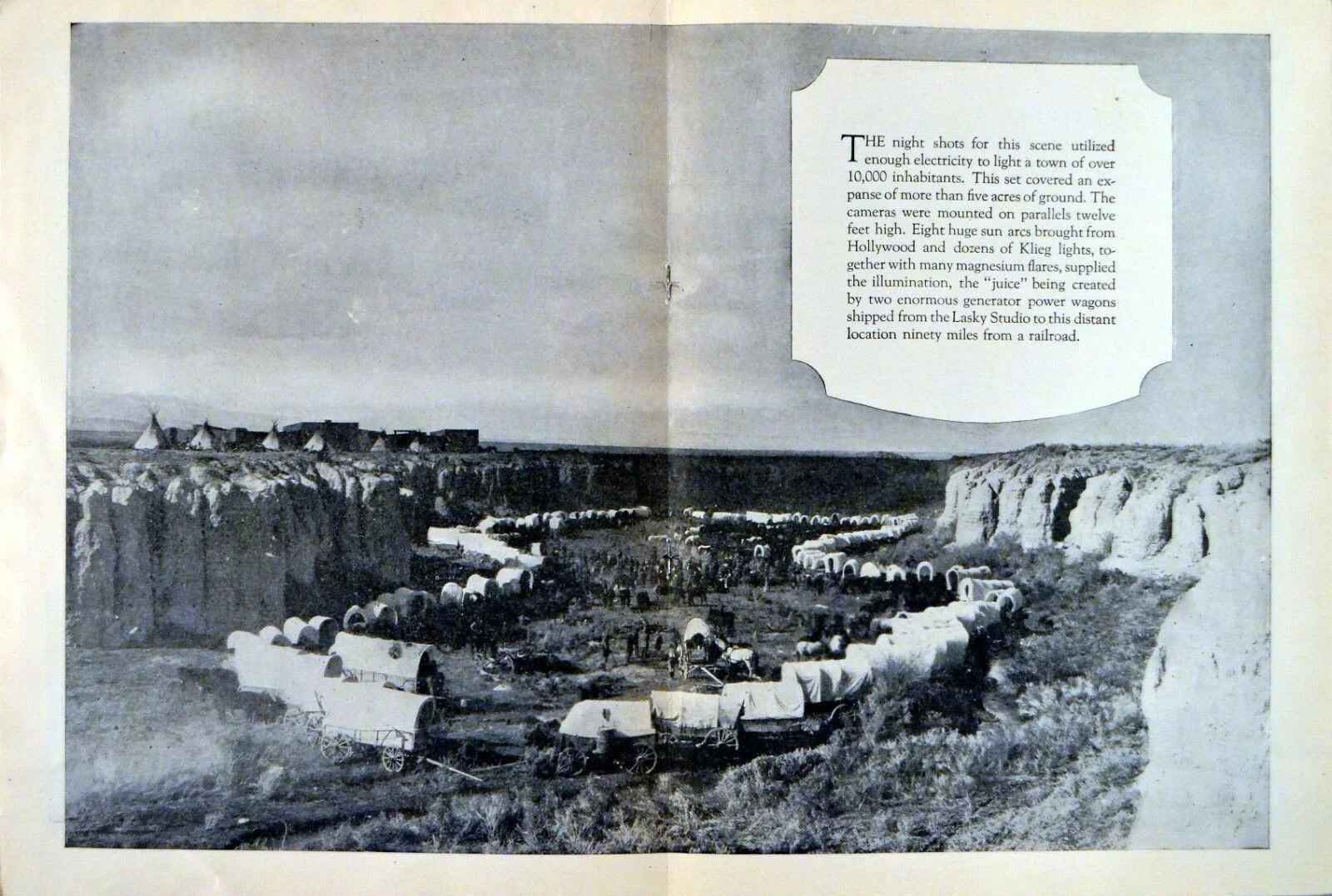 COVERED WAGON 1923 James Cruze, J.Warren Kerrigan, Lois Wilson US BROCHURE, изображение 3