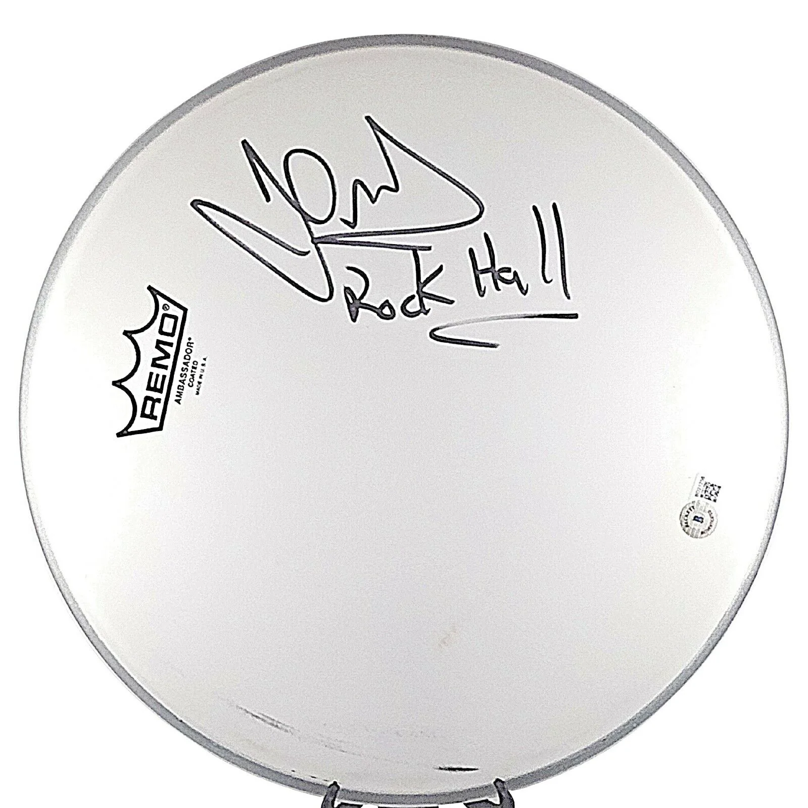 DJ Yella — DJ Yella NWA Signed Drumhead Rock Hall HOF Inscription Beckett COA Rap Hip Hop, изображение 4