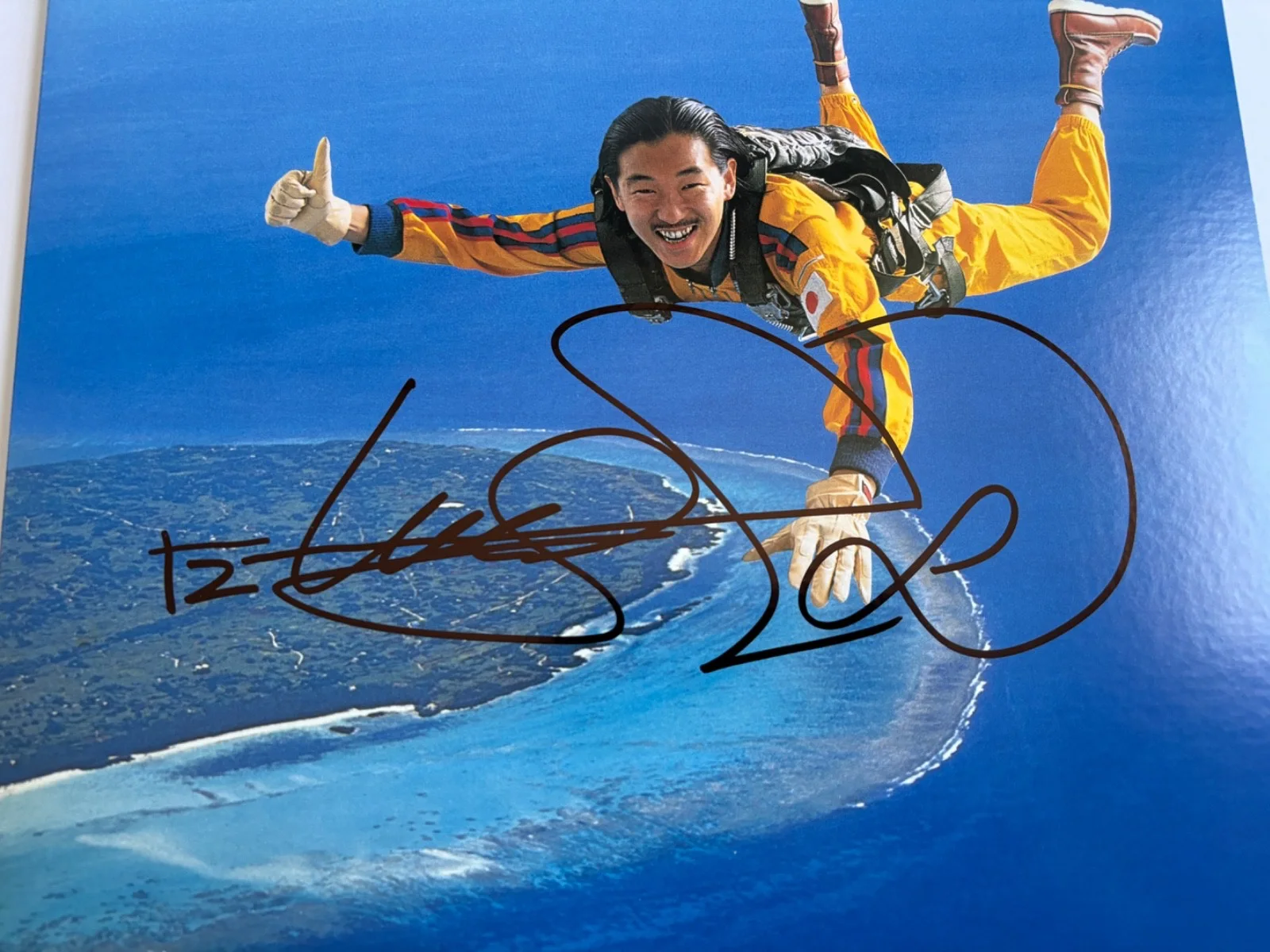 MASAYOSHI TAKANAKA SIGNED ALL OF ME BEST OF VINYL ALBUM JAPANESE GUITARIST JSA, изображение 3