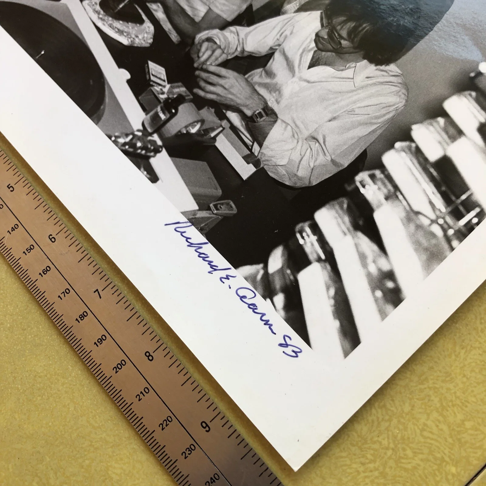 Jerry Garcia Richard E Aaron Signed Original 8 X 10 Photo WNEW Radio New York!, изображение 2