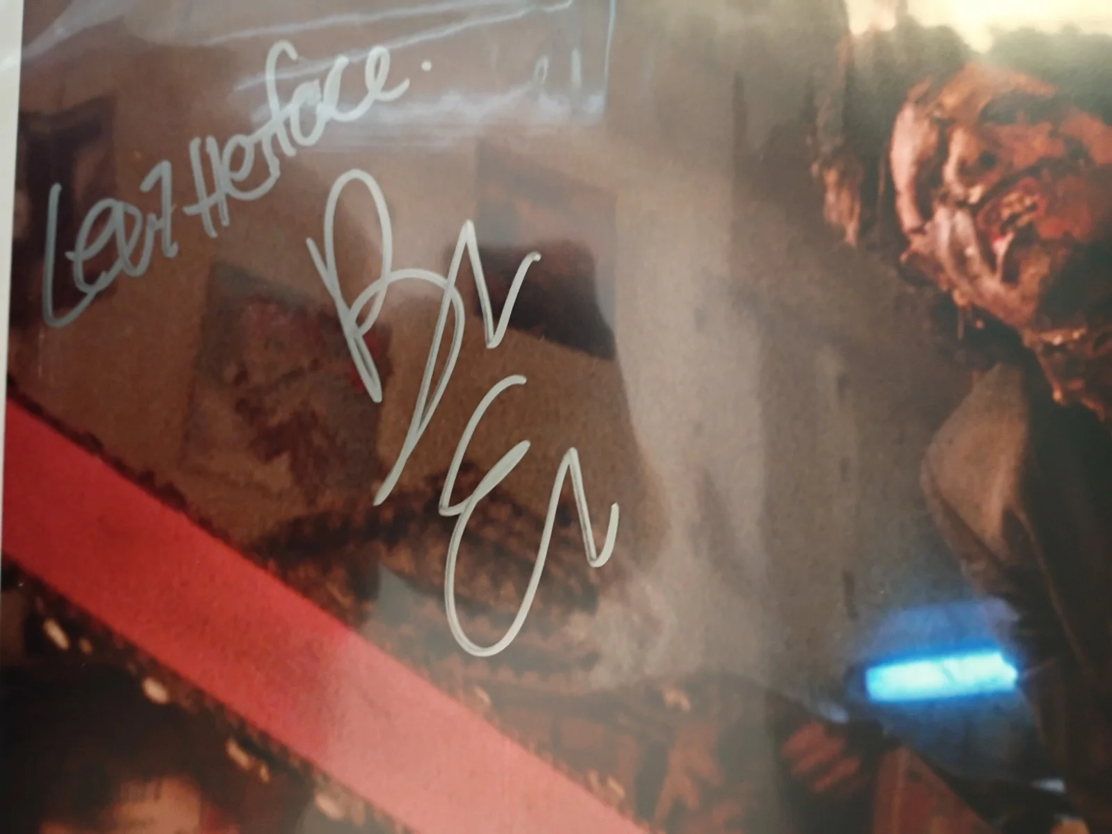 Bob Elmore — BOB ELMORE Signed 8x10 TEXAS CHAINSAW MASSACRE Photo..(d.2025) BAS Beckett, изображение 2