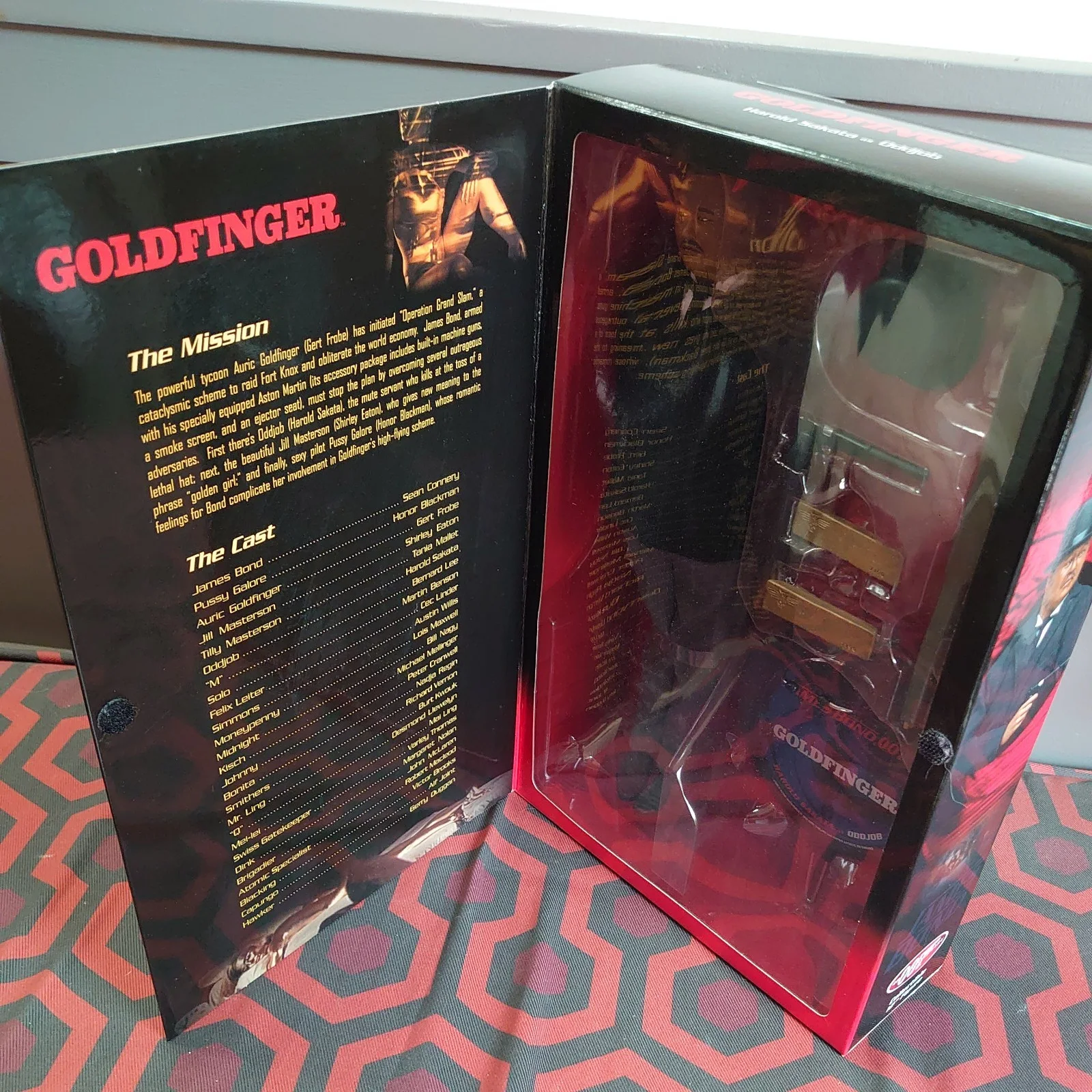 James Bond Oddjob Harold Sakata Goldfinger Sideshow 12" Figure New Sealed 007, изображение 2