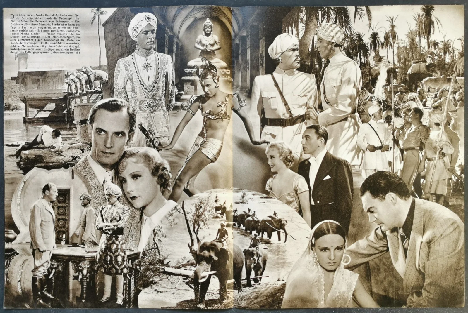 TIGER OF ESCHNAPUR 1938 Philip Dorn, La Jana THEA VON HARBOU GERMAN PROGRAM, изображение 3