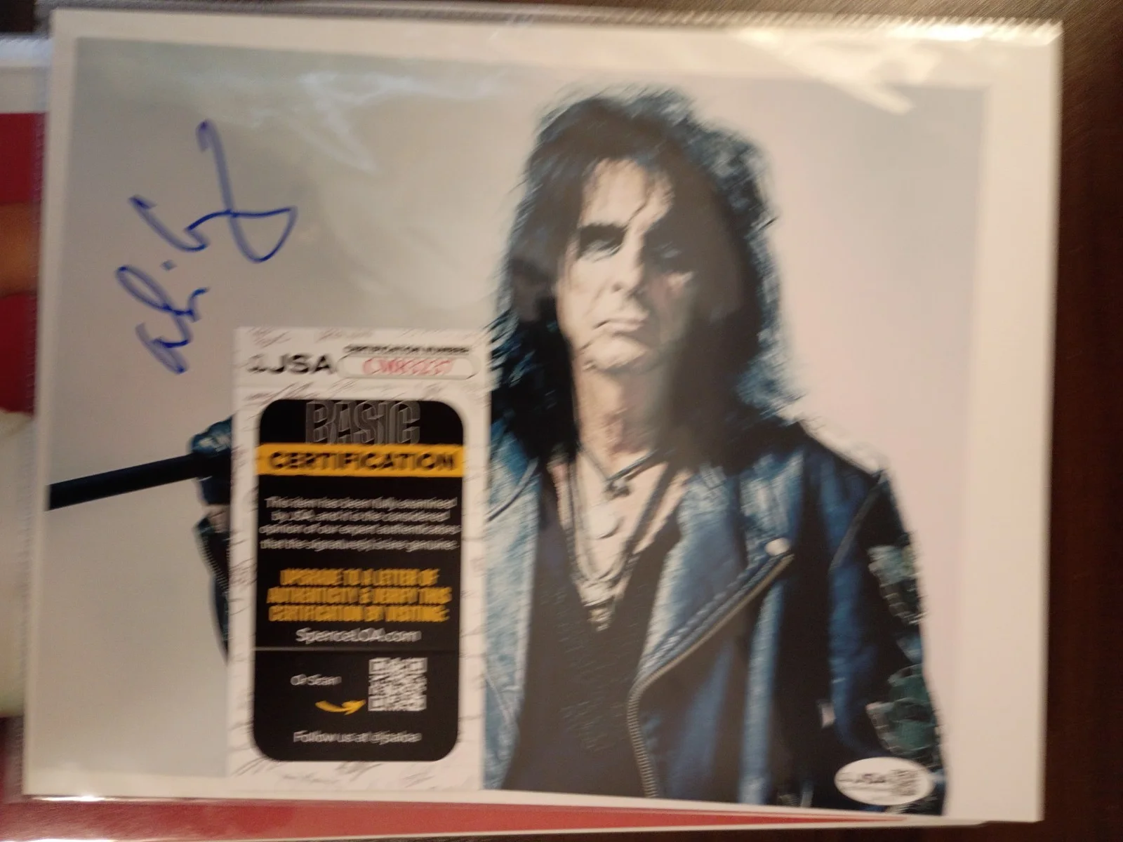 ALICE COOPER Signed Autographed 8x10 Photo..ROCK Legend..JSA COA, image 4
