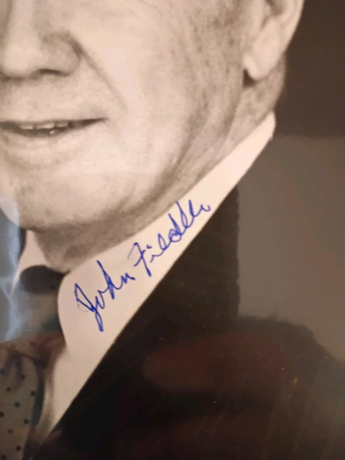 Don Fiedler — JOHN FIEDLER Signed Autograph 8x10 Photo..12 ANGRY MEN..WINNIE THE POOH..(d.2005, изображение 2