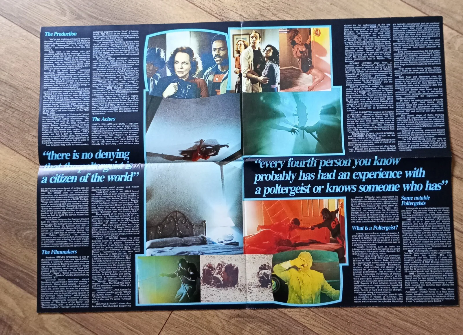 Poltergeist 1982 Official Movie Poster Magazine, image 3