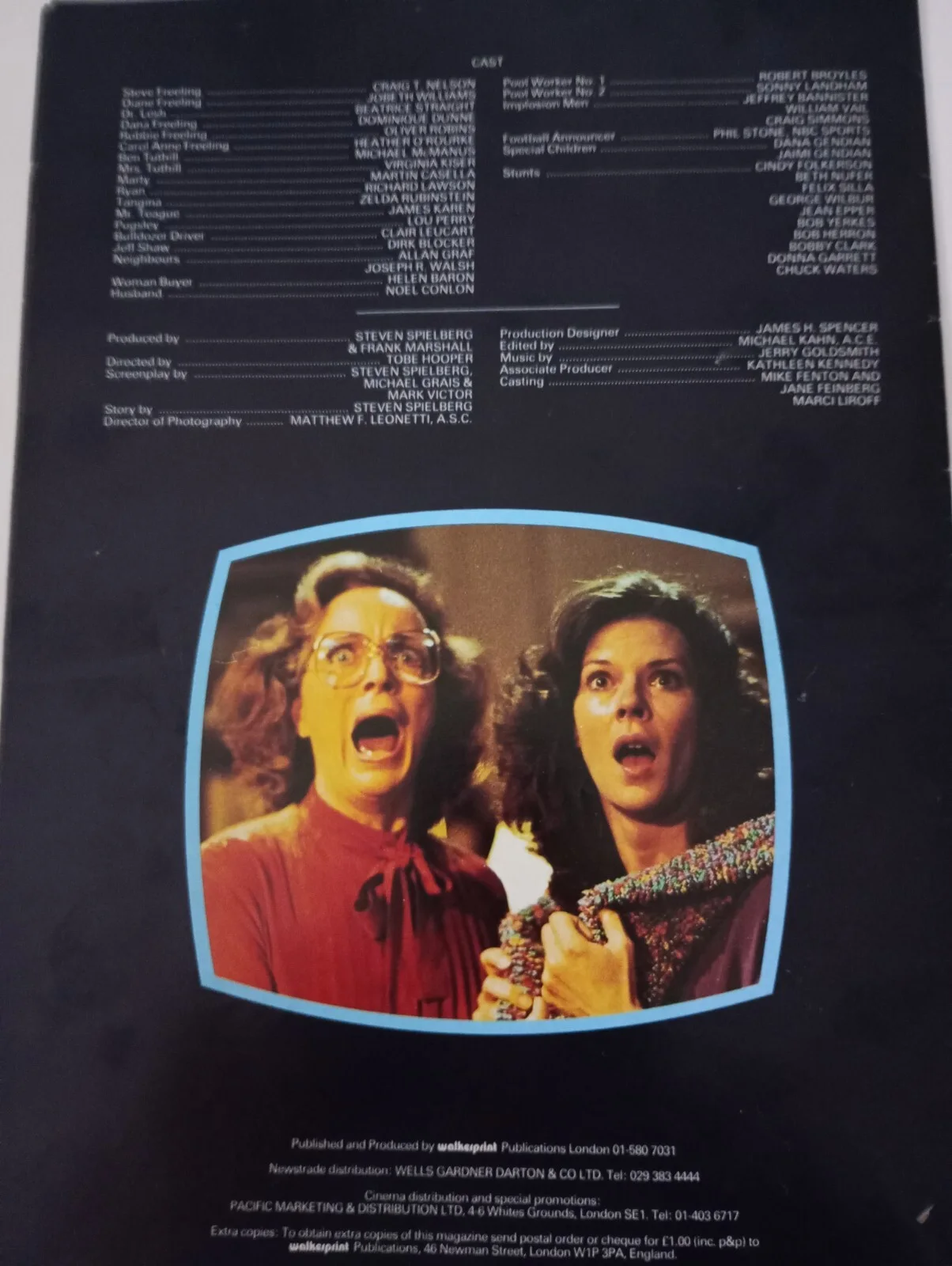 Poltergeist 1982 Official Movie Poster Magazine, image 4