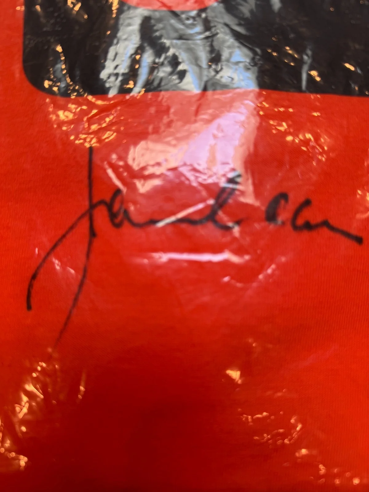 James Caan — James Caan Rollerball 1975 Signed Jonathan T-Shirt, image 2
