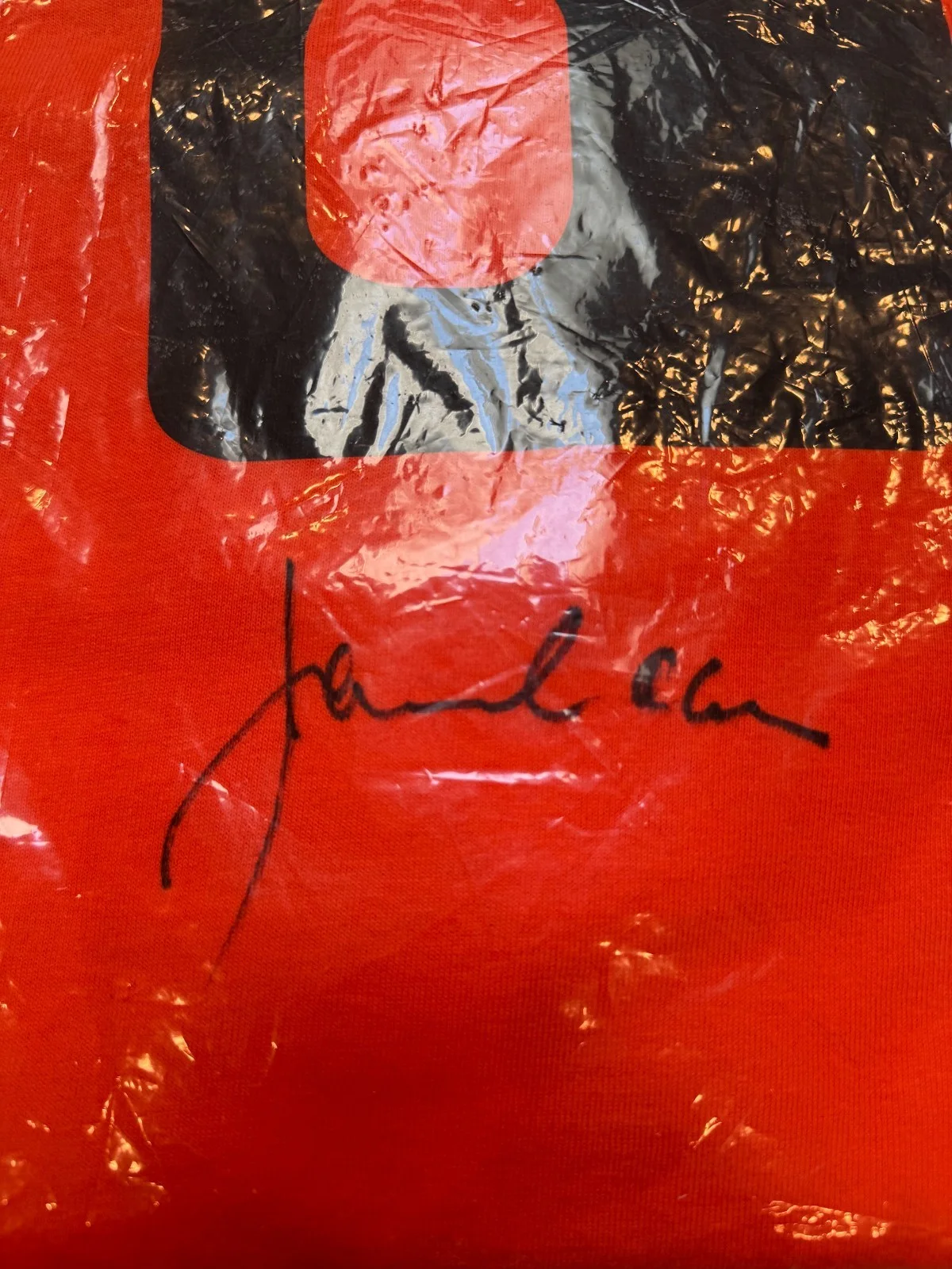 James Caan — James Caan Rollerball 1975 Signed Jonathan T-Shirt, image 4
