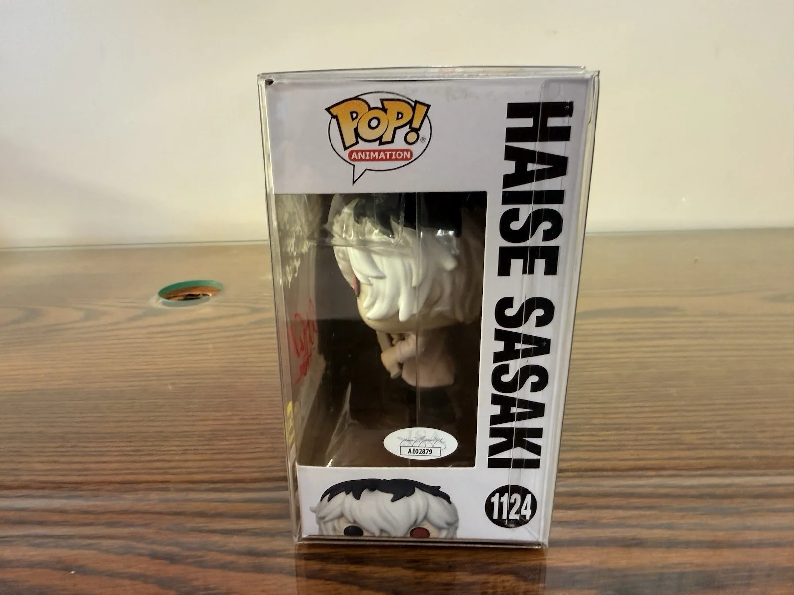 Haise Sasaki Signed Funko Pop Tokyo Ghoul Kaneki Autograph #1124, изображение 5