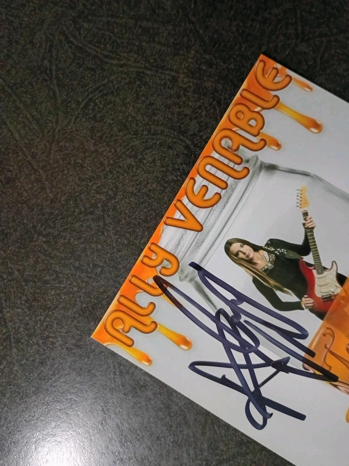ALLY VENABLE — ALLY VENABLE Authentic Hand Signed Autograph 4X4 Photo - GUITAR & SEXY SINGER, изображение 2