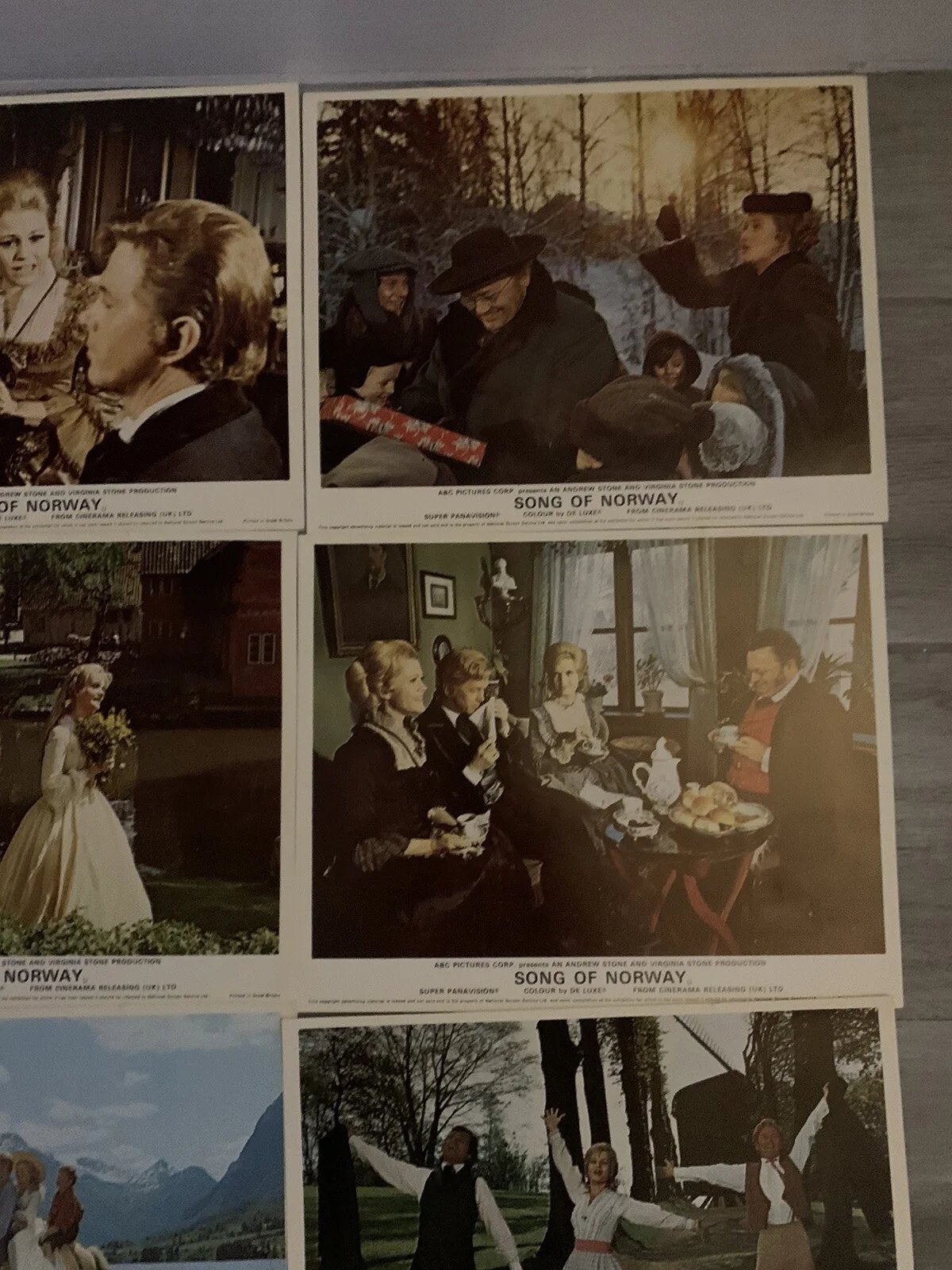 SONG OF NORWAY CINEMA LOBBY CARDS SETS X 8 Universal 10 X 8 STONE ABC Musical, изображение 3