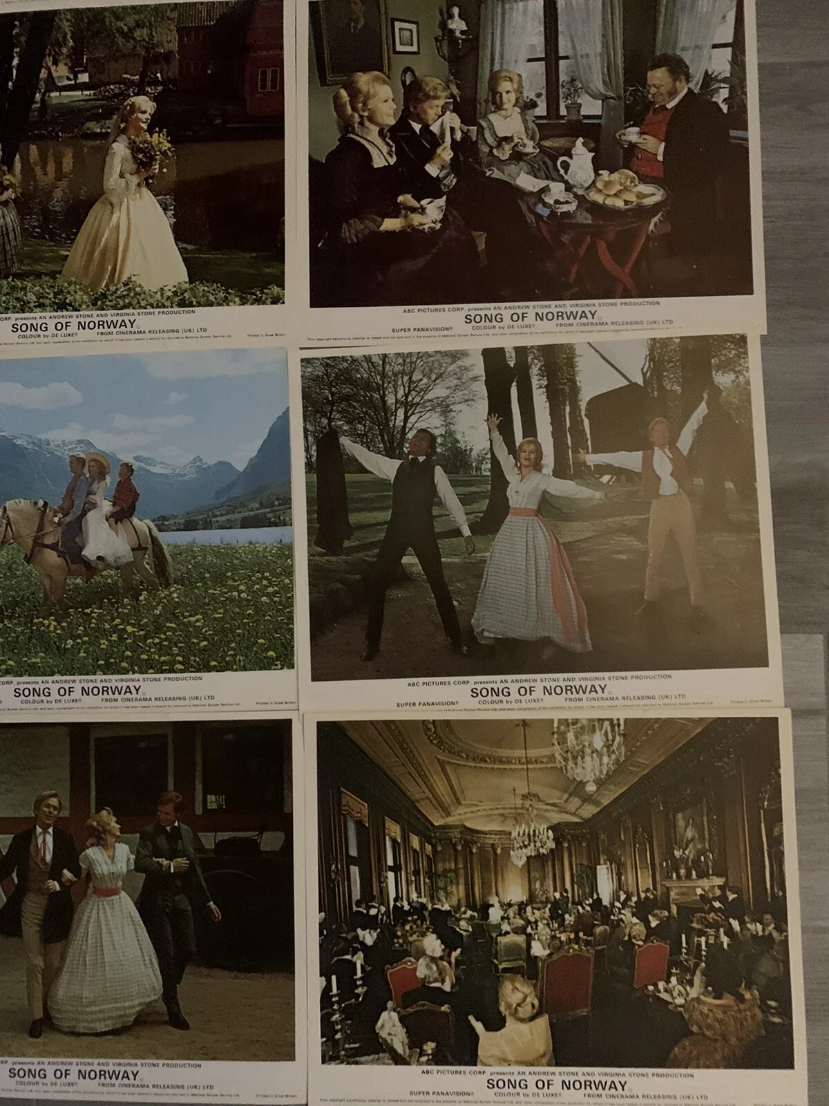 SONG OF NORWAY CINEMA LOBBY CARDS SETS X 8 Universal 10 X 8 STONE ABC Musical, изображение 4