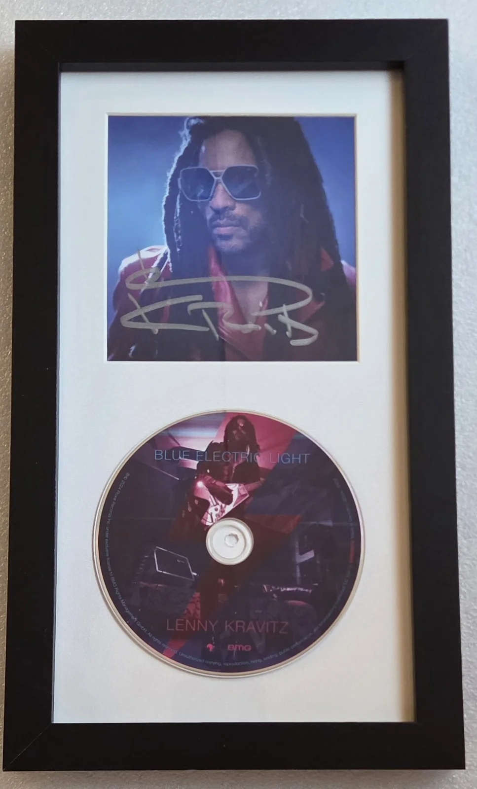 LENNY KRAVITZ CD DISPLAY SIGNED BECKETT BAS COA AUTOGRAPHED MUSIC GIFT PRESENT, image 2
