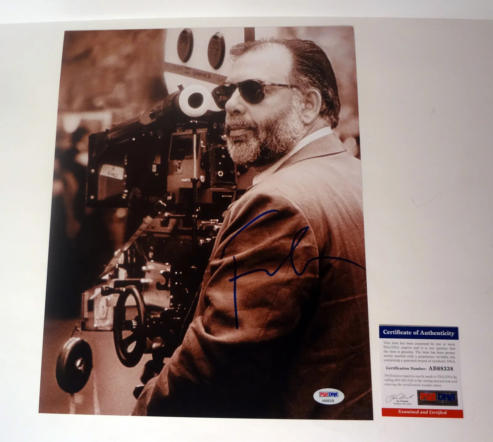 Francis Ford Coppola — Francis Ford Coppola The Godfather Signed Autograph 11x14 Photo PSA/DNA COA #2