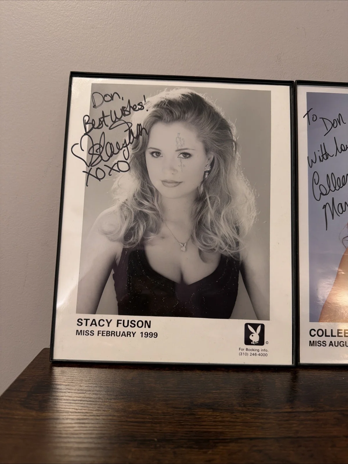 Colleen Marie, Stacy Fuson — Playboy Playmate Signed 8x10 Promotional Headshot: Colleen Marie & Stacy Fuson, изображение 2