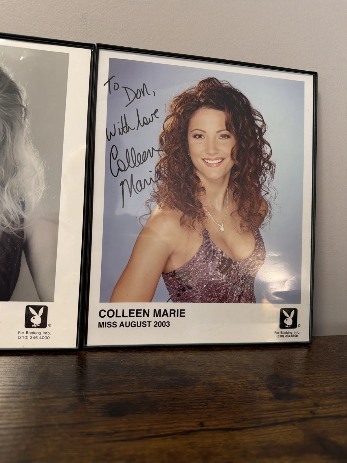 Colleen Marie, Stacy Fuson — Playboy Playmate Signed 8x10 Promotional Headshot: Colleen Marie & Stacy Fuson, изображение 3