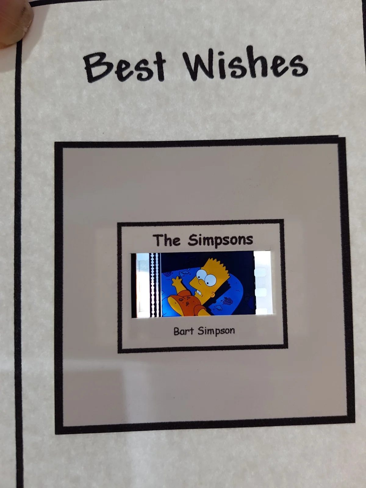Movie Prop Film Cells Greetings Cards Spiderman James Bond Simpsons X9, изображение 5