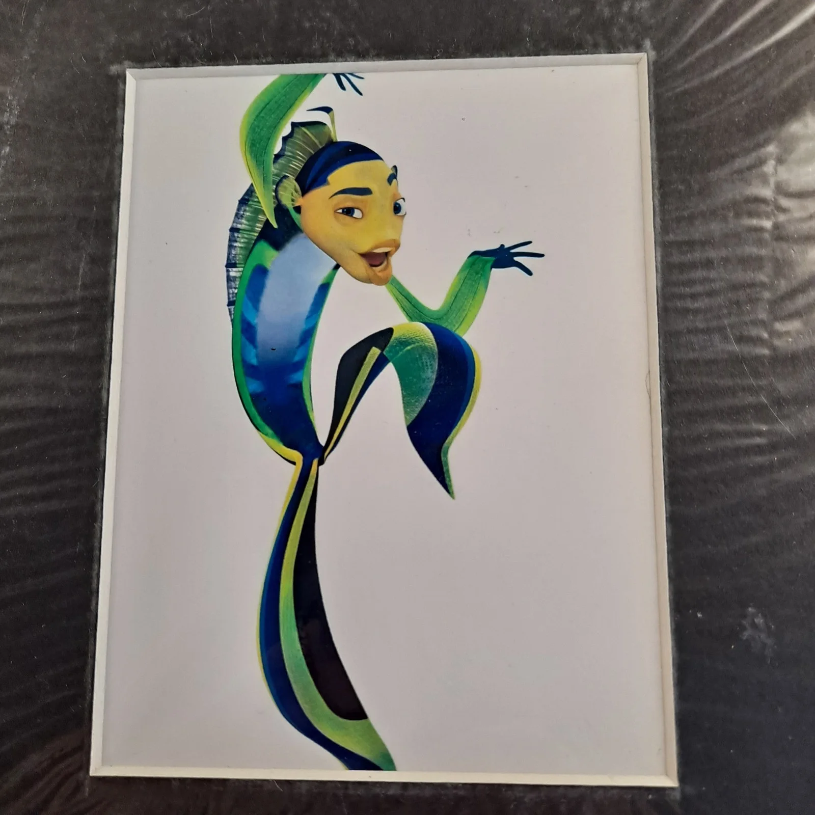 Oscar - Sharks Tale - 35mm film cell and artwork on Mount, изображение 3