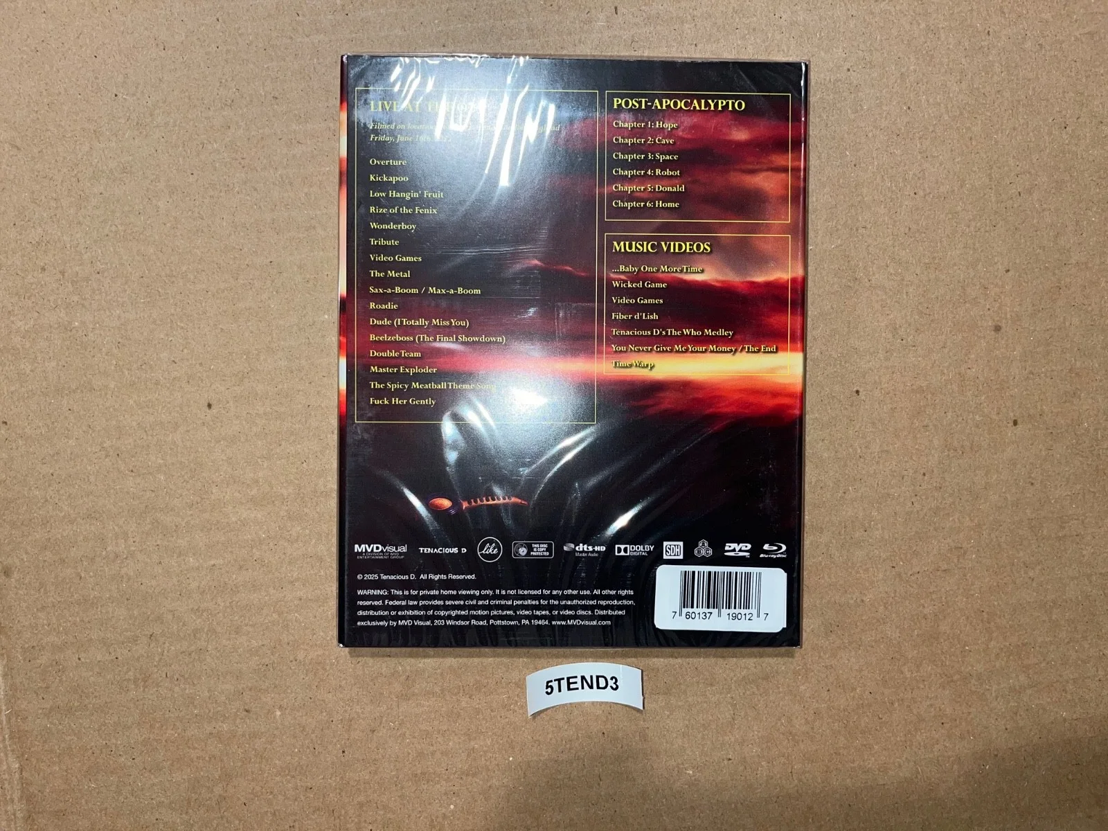 Jack Black — Tenacious D Jack Black Signed Autographed Blu Ray Complete Masterworks Volume 3, image 4