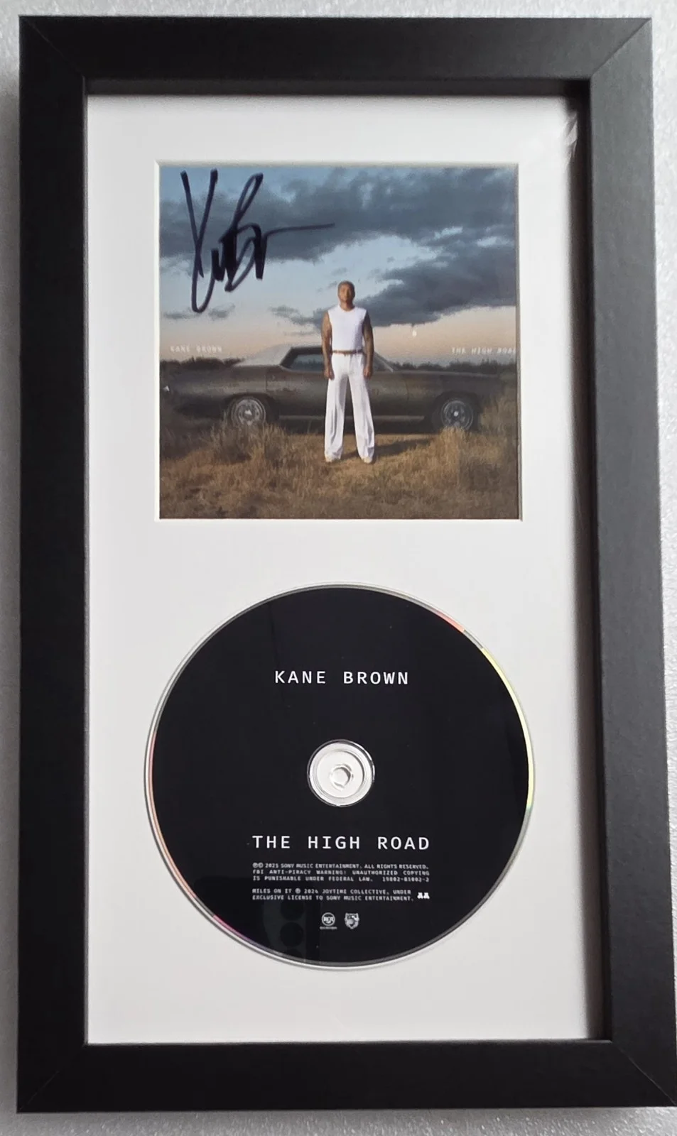 KANE BROWN CD DISPLAY AUTOGRAPHED BECKETT BAS COA SIGNED COUNTRY MUSIC DIFFERENT, image 2