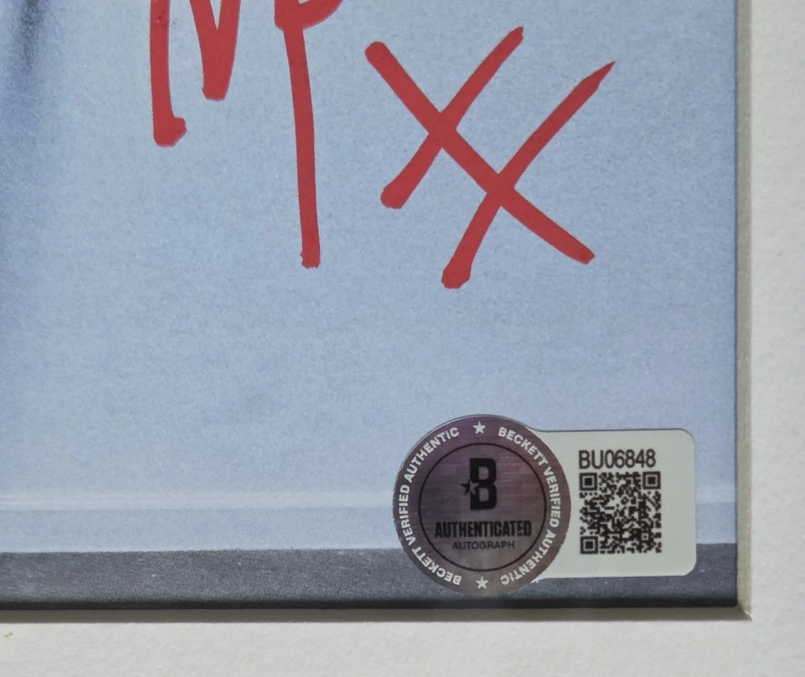 MGK CD DISPLAY BECKETT BAS AUTOGRAPHED CERTIFIED COA SIGNED MACHINE GUN KELLY, image 4