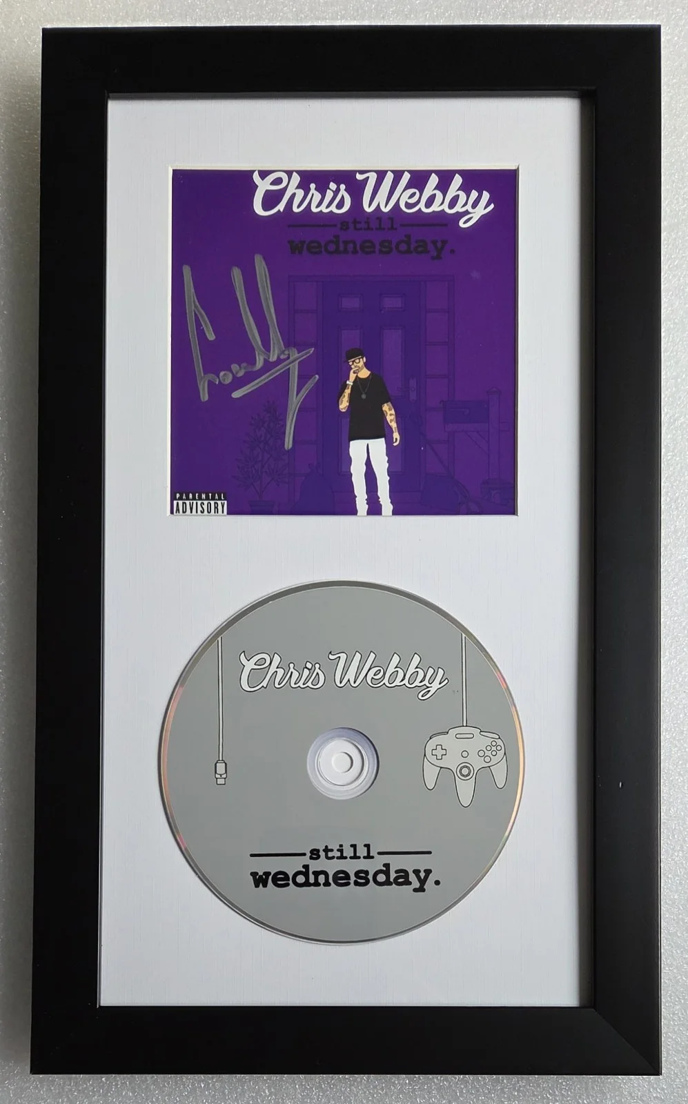 CHRIS WEBBY AUTOGRAPHED BECKETT COA BAS CD SIGNED RAP RAPPER MUSIC DISPLAY BGS, image 2