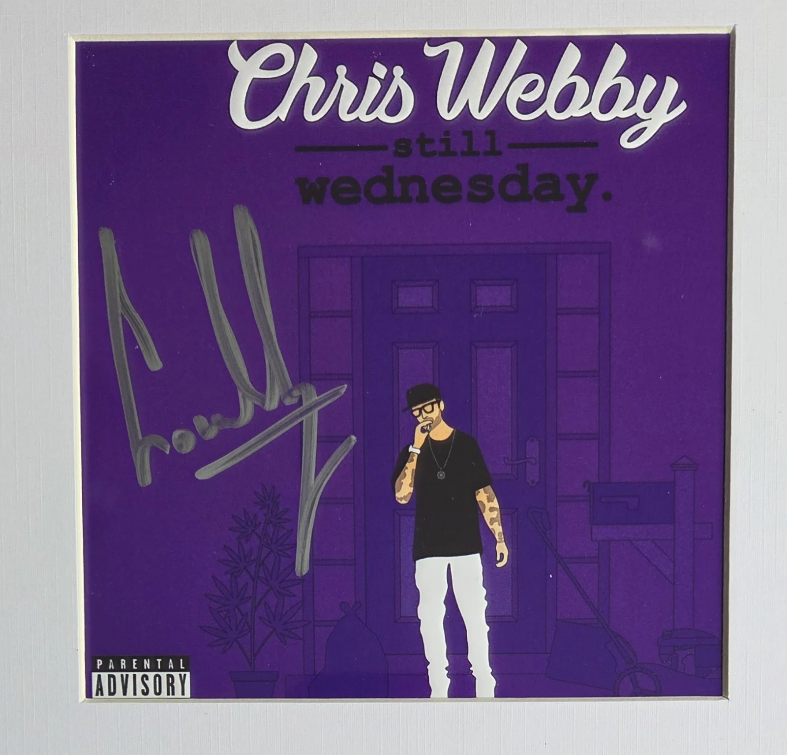 CHRIS WEBBY AUTOGRAPHED BECKETT COA BAS CD SIGNED RAP RAPPER MUSIC DISPLAY BGS, image 3