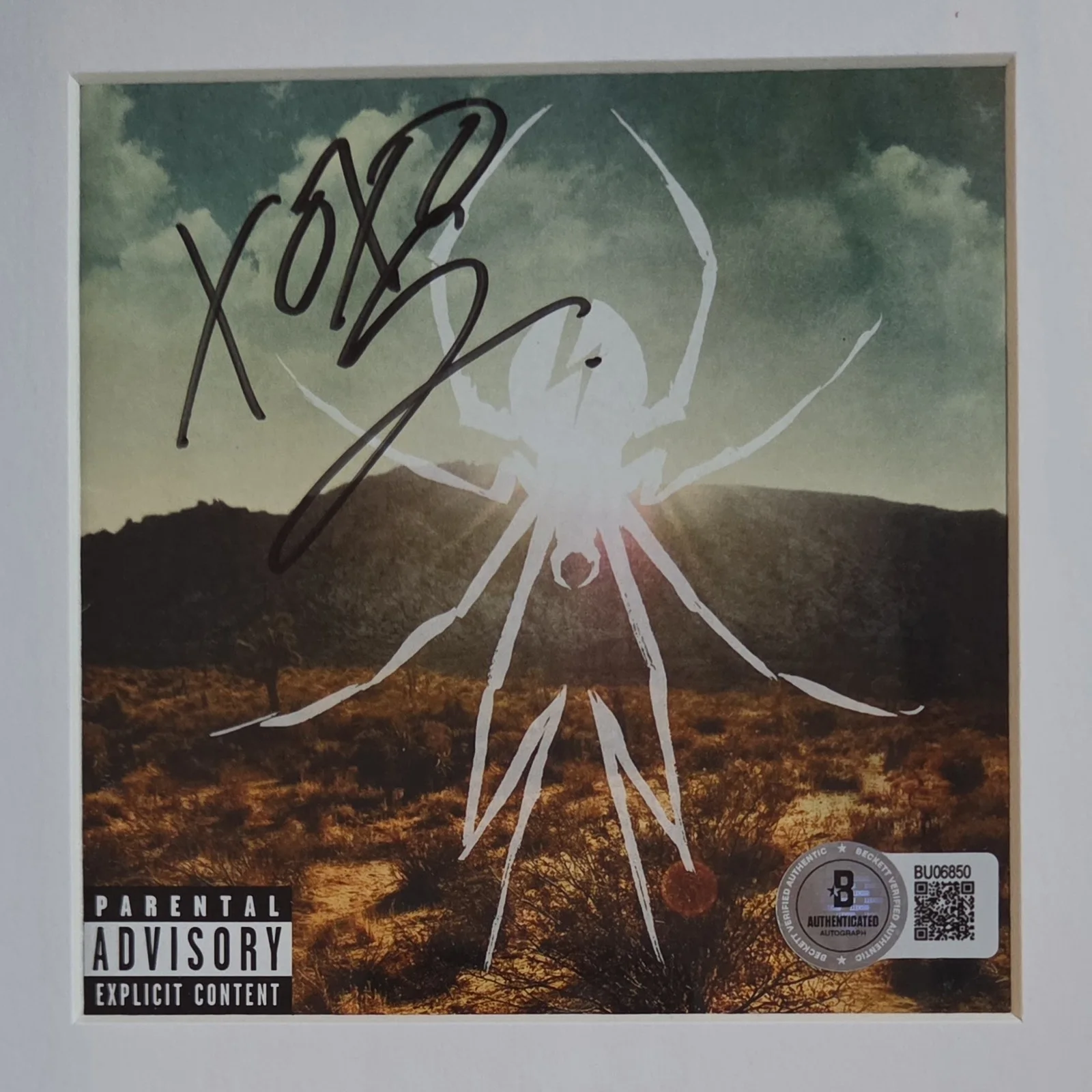GERARD WAY CD DISPLAY AUTOGRAPHED BECKETT COA SIGNED MY CHEMICAL ROMANCE MCR, изображение 3
