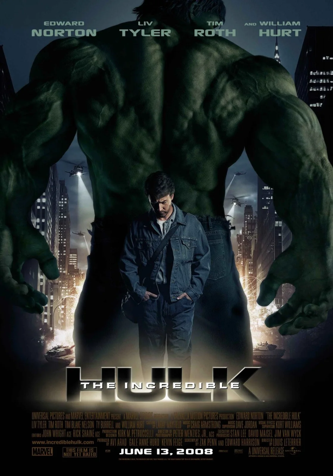 Marvel's The Incredible Hulk (2008) Very Rare Unmounted Genuine 35mm Film Cells, image 2