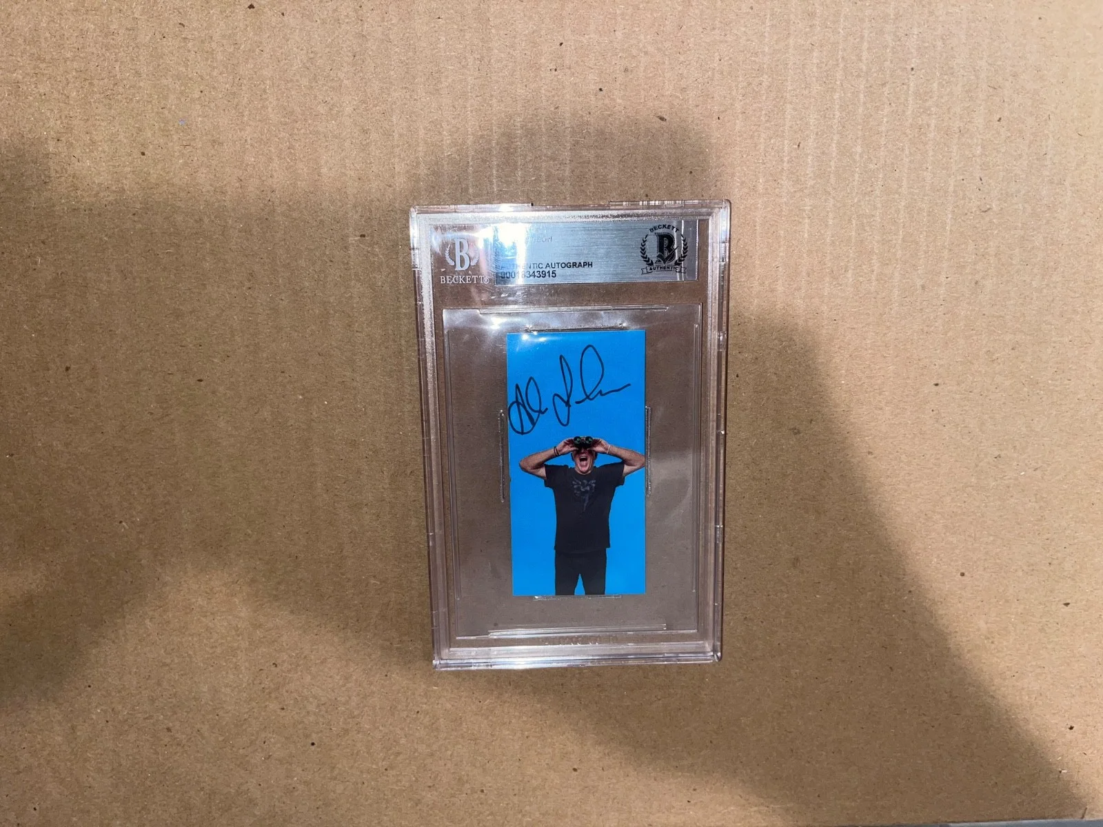 Rush Alex Lifeson Signed Autographed Beckett Slab Slabbed Encapsulated Autograph, изображение 2
