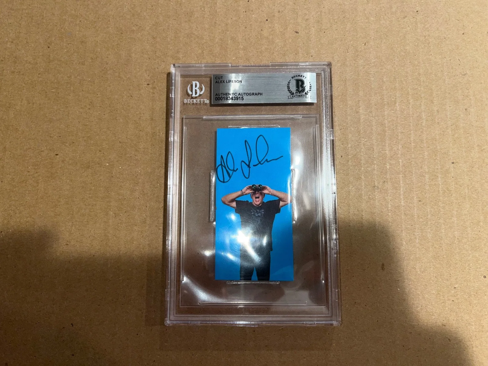 Rush Alex Lifeson Signed Autographed Beckett Slab Slabbed Encapsulated Autograph, изображение 3