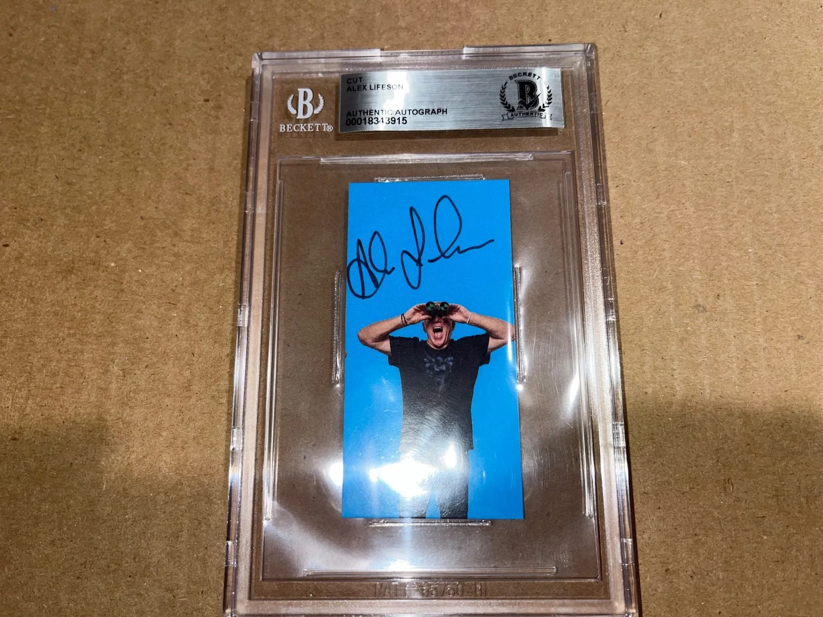Rush Alex Lifeson Signed Autographed Beckett Slab Slabbed Encapsulated Autograph, изображение 5