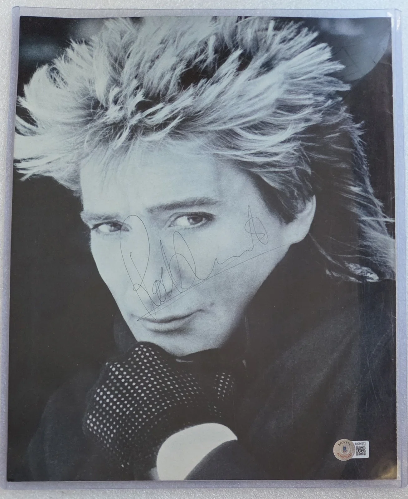 ROD STEWART SIGNED MAGAZINE PHOTO BECKETT 11X14 BAS COA AUTOGRAPHED ROCK SINGER, изображение 2