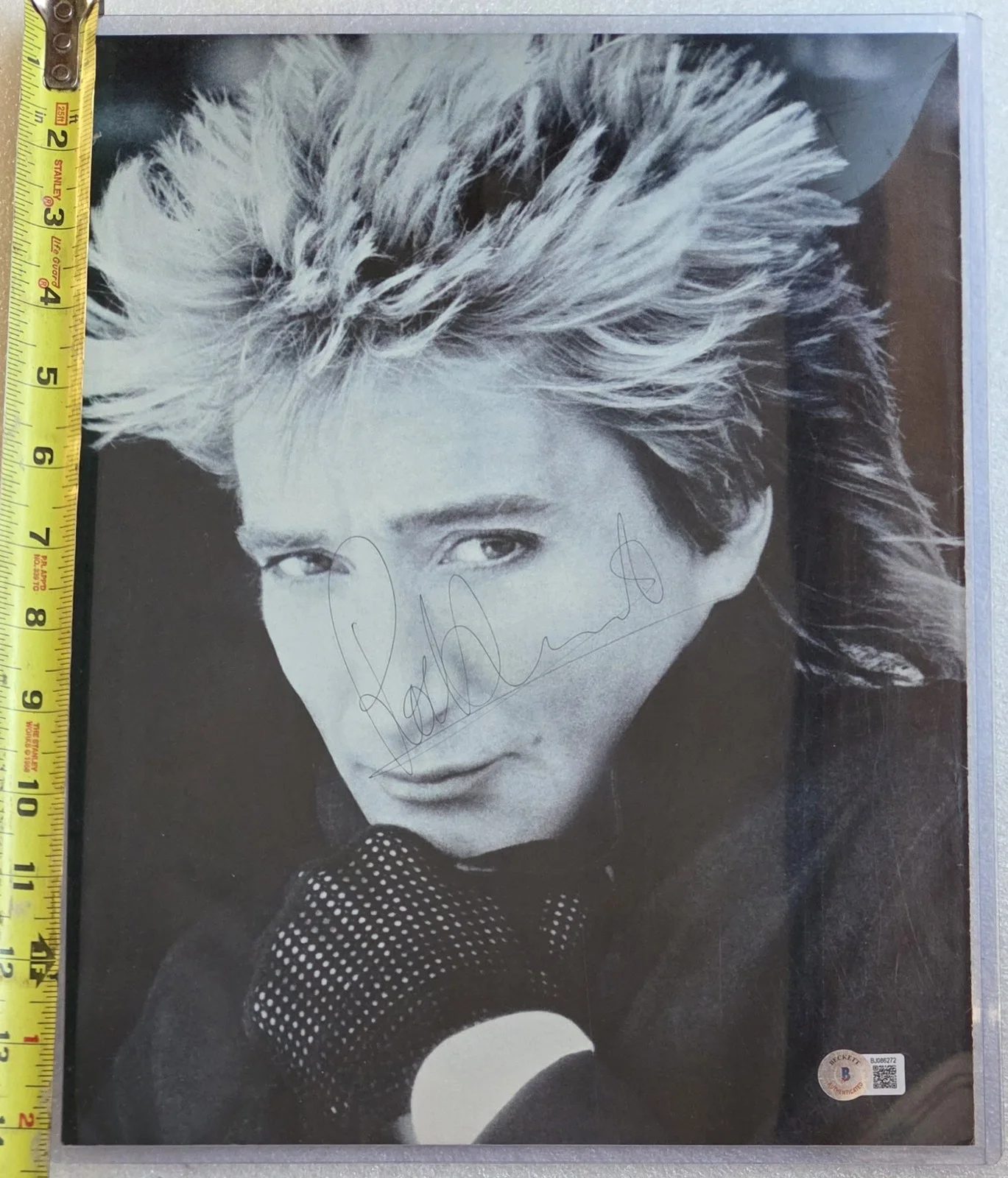 ROD STEWART SIGNED MAGAZINE PHOTO BECKETT 11X14 BAS COA AUTOGRAPHED ROCK SINGER, изображение 3